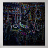 Ggloeiend Bunny Poster (Voorkant)