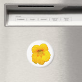 Ggloeiend geel Nasturtiumventilator Magnet (Insitu (Vaatwasser))