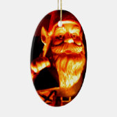 Ggloeiend Gnome Keramisch Ornament (Rechts)