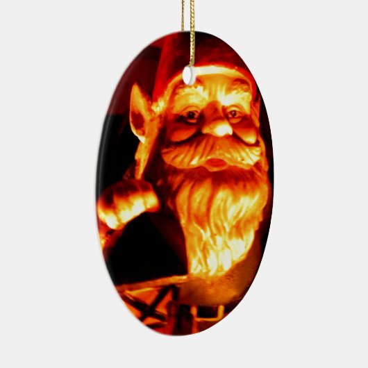 Ggloeiend Gnome Keramisch Ornament (Rechts)