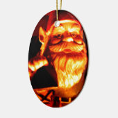 Ggloeiend Gnome Keramisch Ornament (Links)