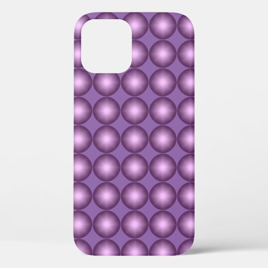 Ggloeiend lavender Polka Dot Pattern Case-Mate iPhone Case (Achterkant)