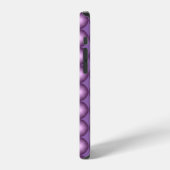 Ggloeiend lavender Polka Dot Pattern iPhone Hoesje (Linkerkant)