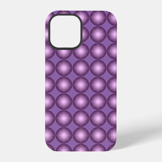 Ggloeiend lavender Polka Dot Pattern iPhone Hoesje (Achterkant)