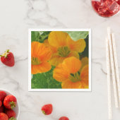 Ggloeiend Nasturtium Paper Napkins Servetten (Insitu)