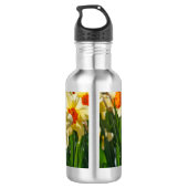 Ggloeiende bloemen waterfles (Achterkant)