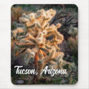 Ggloeiende cholla Tucson, Arizona Muismat