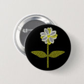Ggloeiende Daisy Flower Button (Voorkant /achterkant)