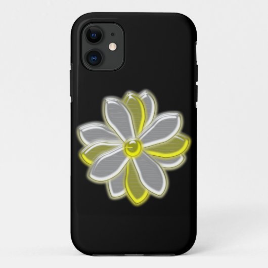 Ggloeiende Daisy Flower iPhone 5 Hoesje (Achterkant)