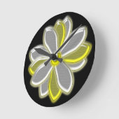 Ggloeiende Daisy Flower Wall klok (Hoek)