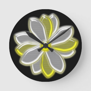 Ggloeiende Daisy Flower Wall klok