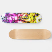 Ggloeiende graffiti persoonlijk skateboard (Horizontaal)