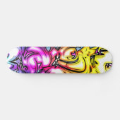 Ggloeiende graffiti persoonlijk skateboard (Horizontaal)