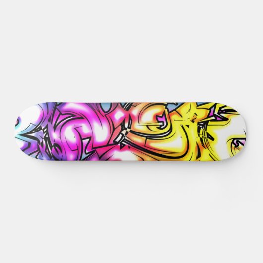 Ggloeiende graffiti persoonlijk skateboard (Horizontaal)