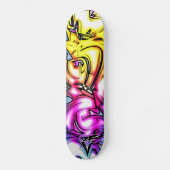 Ggloeiende graffiti persoonlijk skateboard (Voorkant)