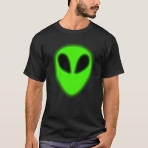 Ggloeiende groene Alien T-Shirt