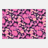 Ggloeiende Halloween Inpakpapier Vel (Voorkant)