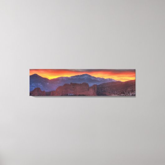 Ggloeiende hemel canvas afdruk (Voorkant)