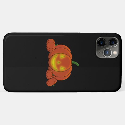 Ggloeiende Jack-o'-Lantern Pumpkin Case-Mate iPhone Case (Achterkant (horizontaal))
