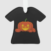 Ggloeiende Jack-o'-Lantern Pumpkin Ornament (achterkant)