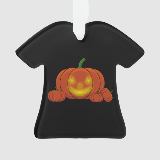 Ggloeiende Jack-o'-Lantern Pumpkin Ornament (voorkant)