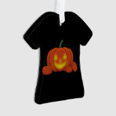 Ggloeiende Jack-o'-Lantern Pumpkin Ornament (voorkant)