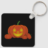 Ggloeiende Jack-o'-Lantern Pumpkin Sleutelhanger (Achterkant)
