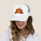 Ggloeiende Jack-o'-Lantern Pumpkin Trucker Pet (In situ)