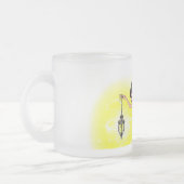 Ggloeiende lantaarns matglas koffiemok (Links)