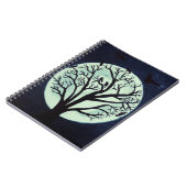 Ggloeiende maan met Oude Boom en Kraaien Notitieboek (Linkerzijde)