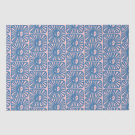 Ggloeiende motorenstut en schitterende blauwe moto tissuepapier