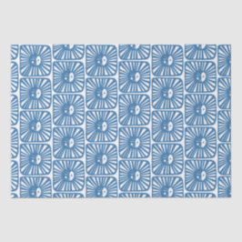 Ggloeiende motorenstut en schitterende blauwe moto tissuepapier