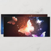 Ggloeiende nachtvlinders aankondiging (Voorkant / Achterkant)