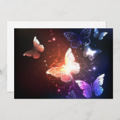 Ggloeiende nachtvlinders aankondiging (Voorkant / Achterkant)