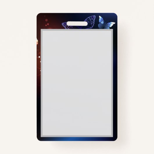 Ggloeiende nachtvlinders badge (Voorkant)