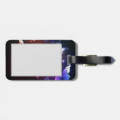 Ggloeiende nachtvlinders bagagelabel (Achterkant horizontaal)