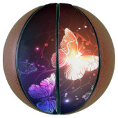 Ggloeiende nachtvlinders basketbal (Verticaal)