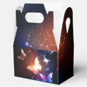 Ggloeiende nachtvlinders bedankdoosjes (Geopend)