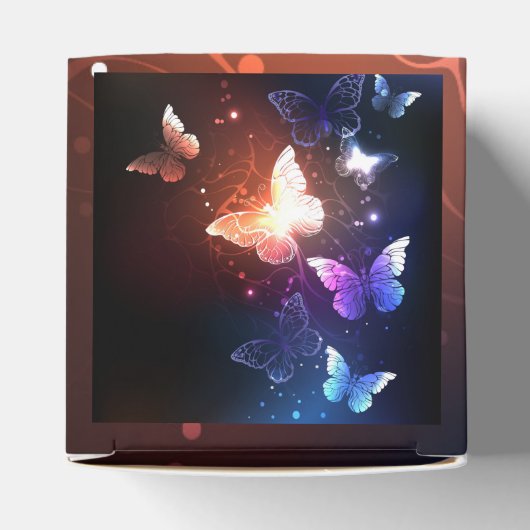 Ggloeiende nachtvlinders bedankdoosjes (Bovenkant)