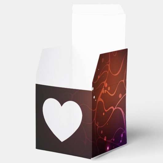 Ggloeiende nachtvlinders bedankdoosjes (Geopend)