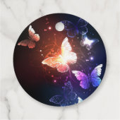 Ggloeiende nachtvlinders bedankjes labels (Achterkant)