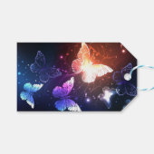 Ggloeiende nachtvlinders cadeaulabel (Voorkant (Horizontaal))