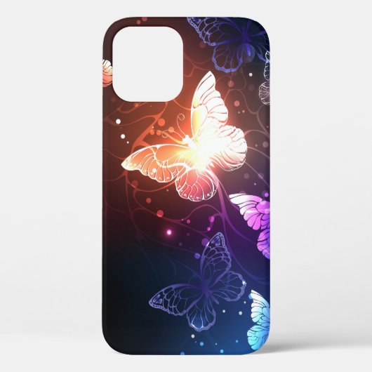 Ggloeiende nachtvlinders Case-Mate iPhone case (Achterkant)