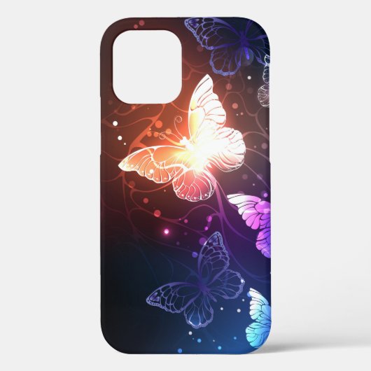 Ggloeiende nachtvlinders Case-Mate iPhone case (Achterkant)