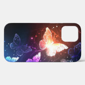 Ggloeiende nachtvlinders Case-Mate iPhone case (Achterkant (horizontaal))