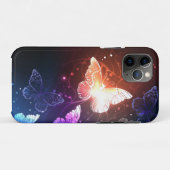 Ggloeiende nachtvlinders Case-Mate iPhone case (Achterkant (horizontaal))