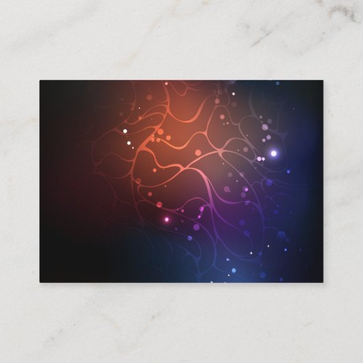 Ggloeiende nachtvlinders contactkaartje (Achterkant)