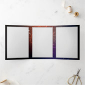 Ggloeiende nachtvlinders drieluik kaart (Binnen)