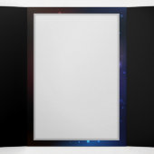 Ggloeiende nachtvlinders drieluik wenskaart (Binnenkant midden)