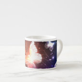 Ggloeiende nachtvlinders espresso kop (Voorkant rechts)